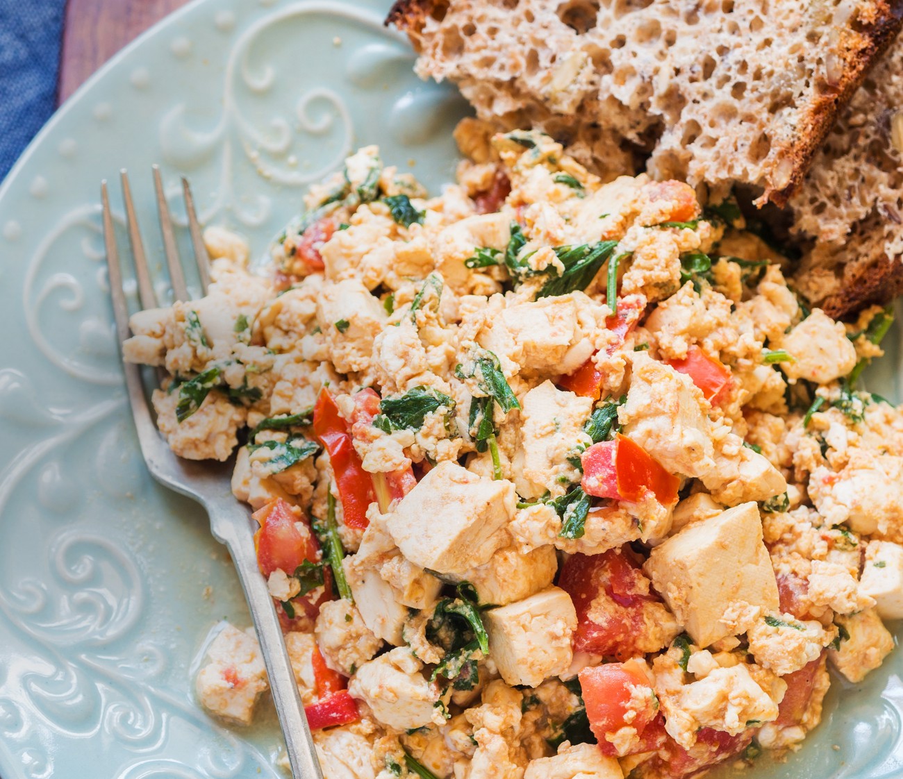 Tofu Scramble Love Veg