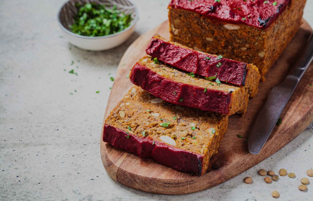 vegetable-meatloaf-vegan-food-shutterstock_2190556143