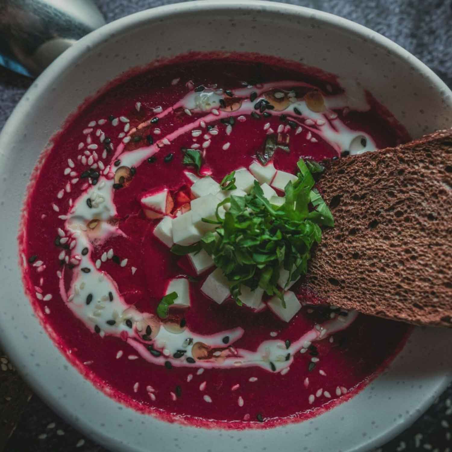 Beet the chill soup
