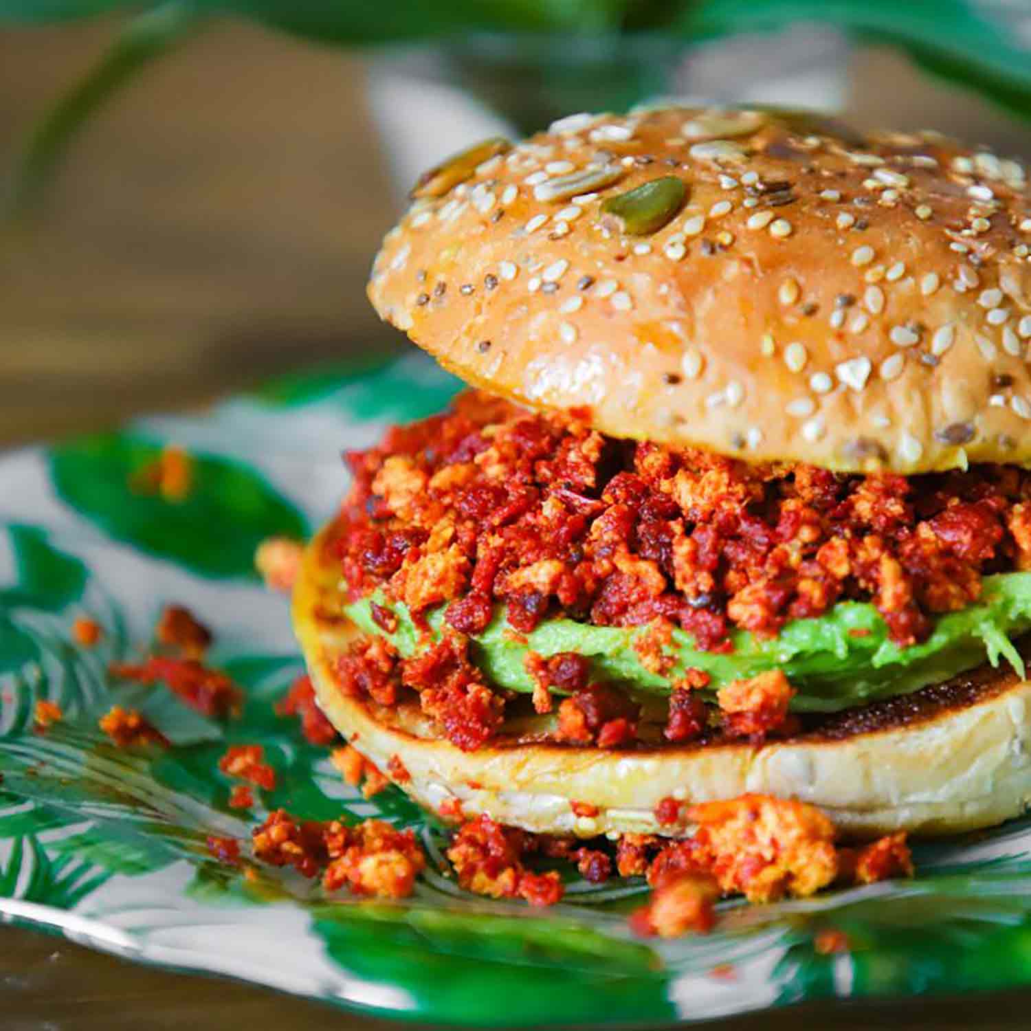 Chorizo burger