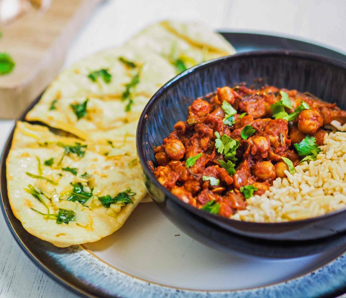 Eggplant & Chickpea Curry