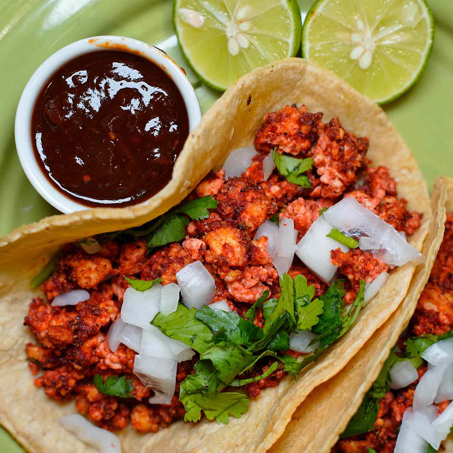 Tofu chorizo tacos | Love Veg