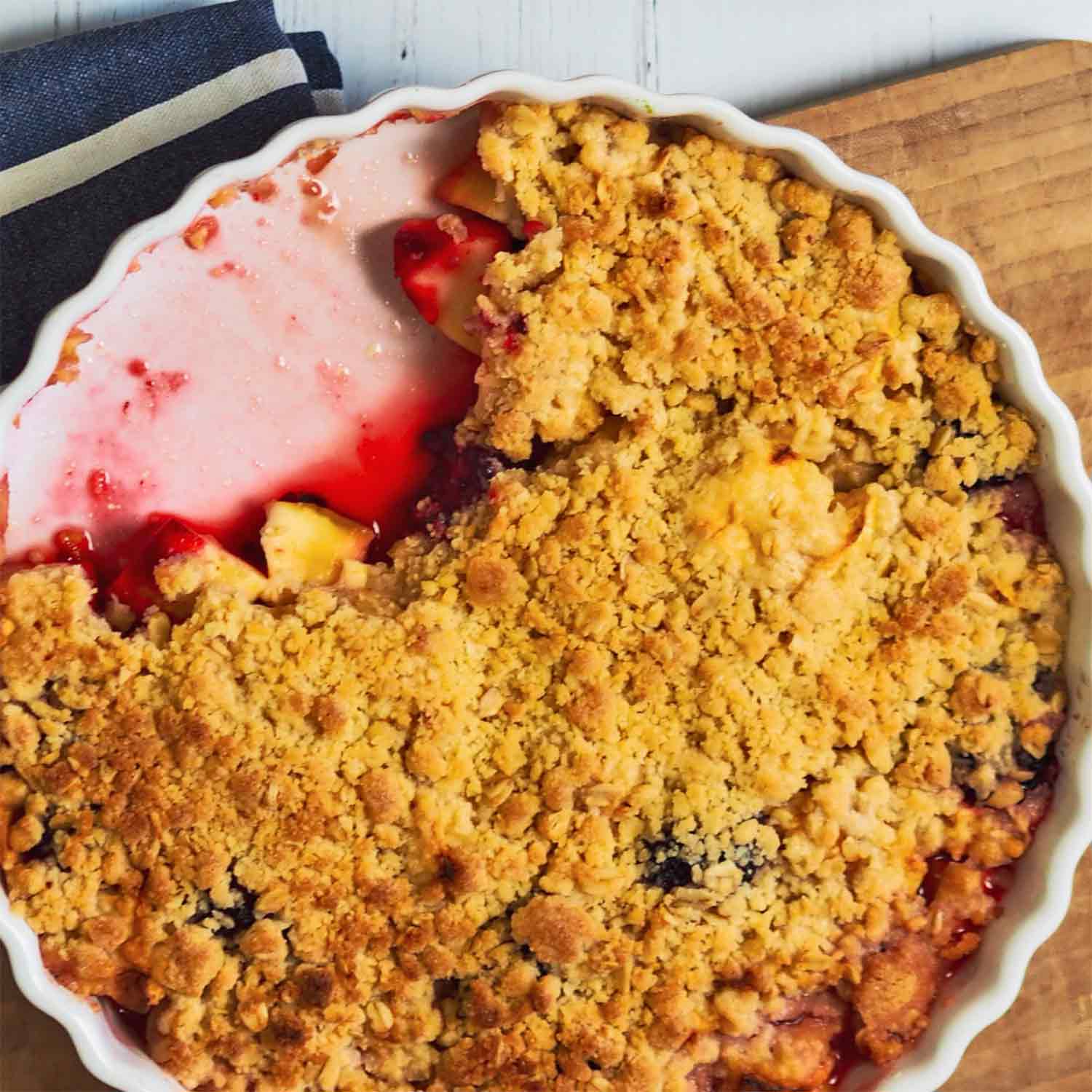 Apple crumble
