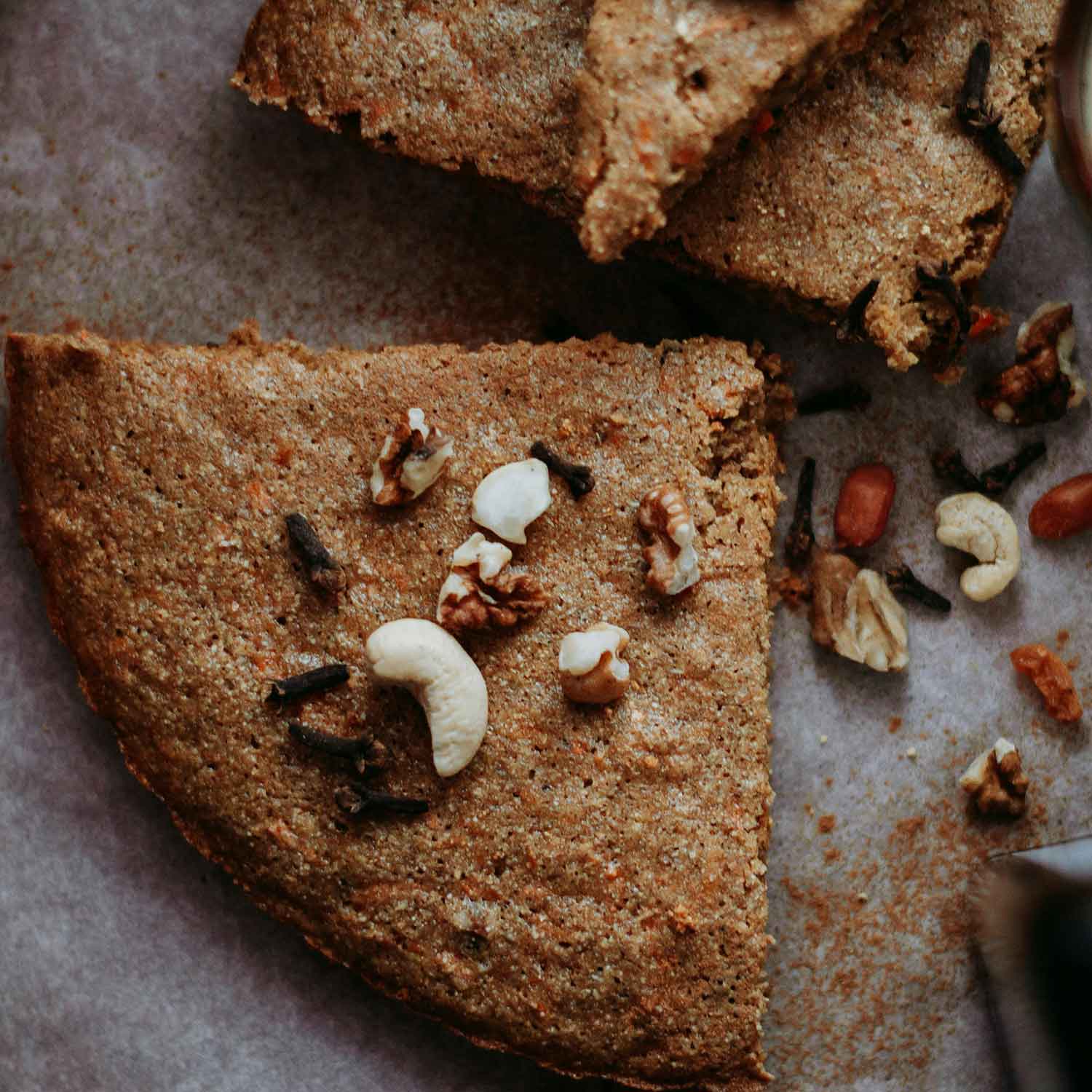 Carrot & nut bread