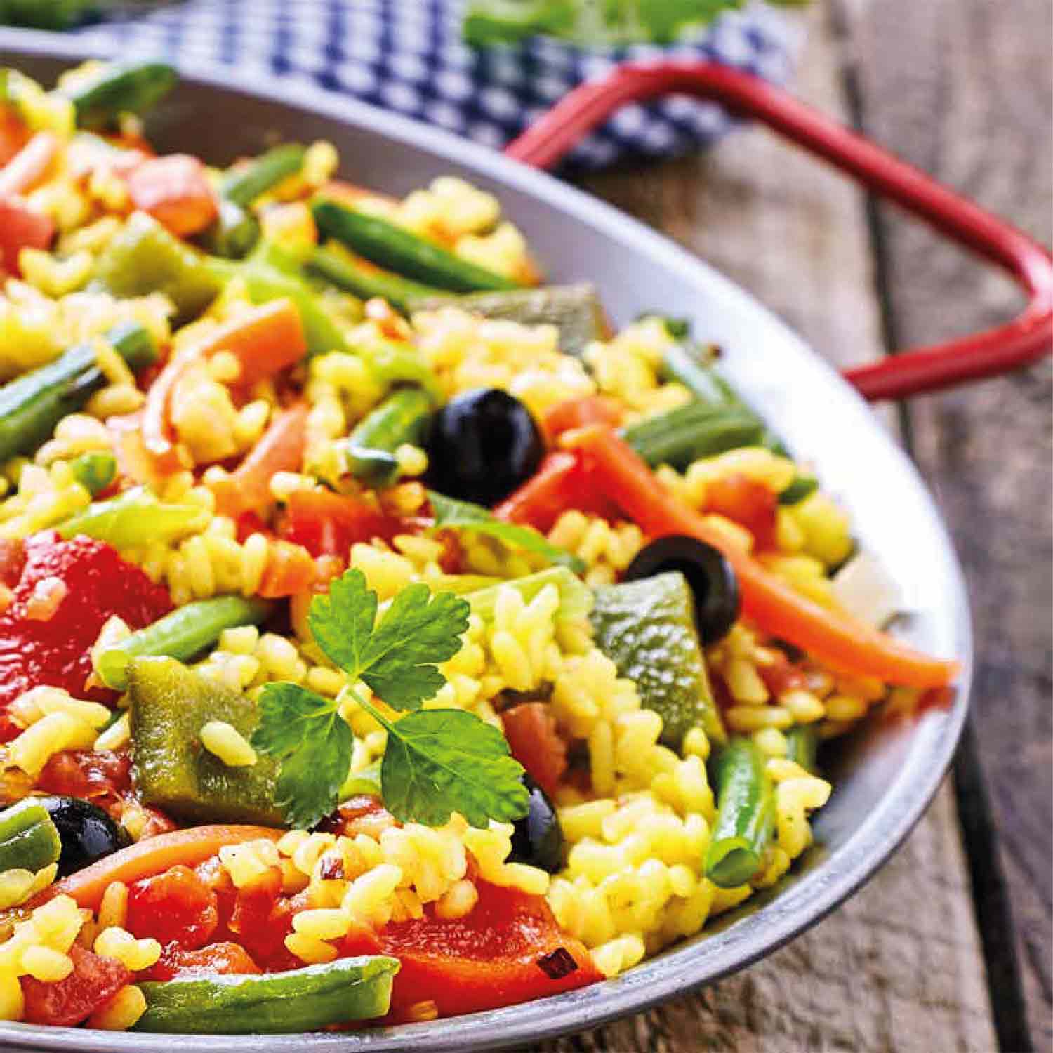 Vegan paella