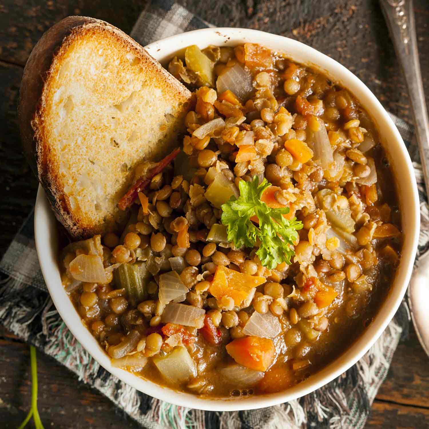 Lentils with Castilian Rice