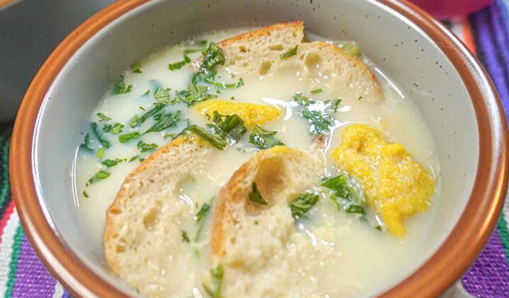 Colombian breakfast soup