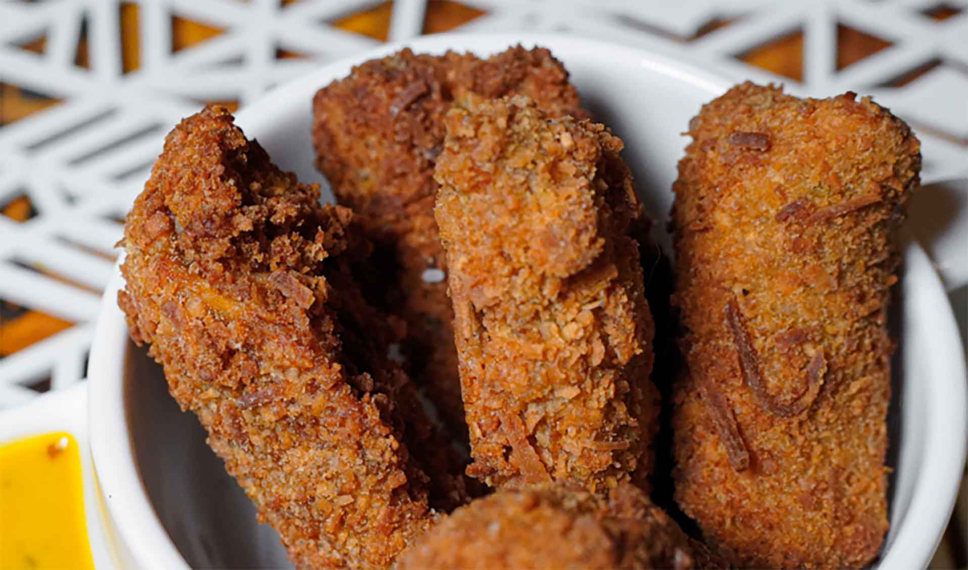 Boneless vegan chicken tenders