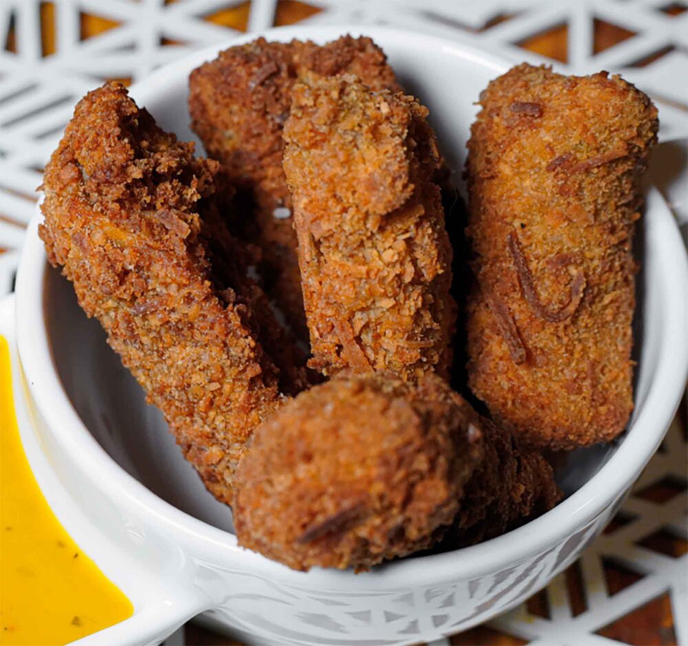 Boneless vegan chicken tenders