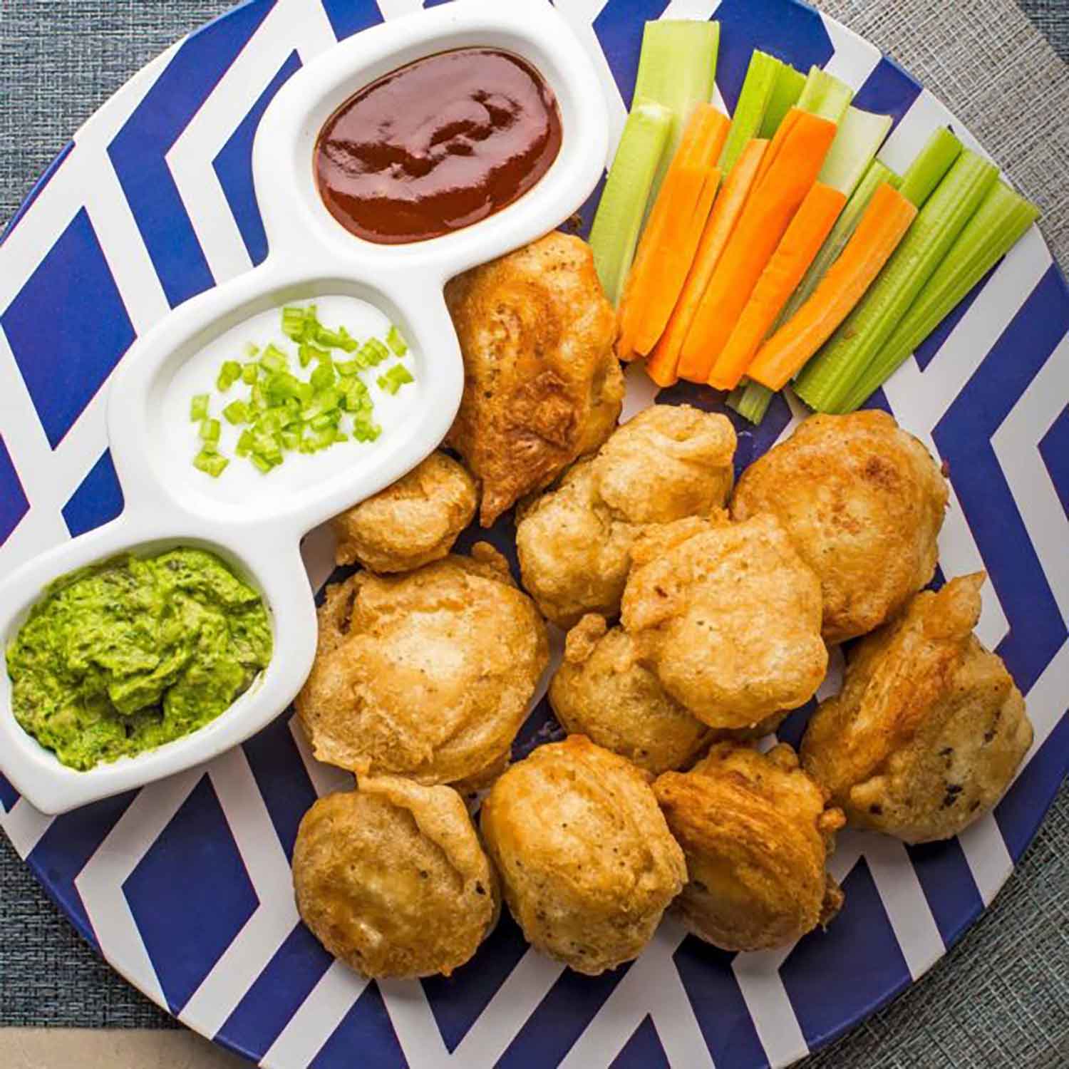 Crispy cauliflower wings